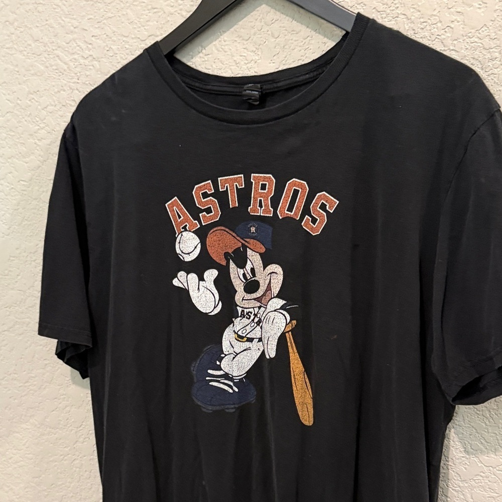 Vintage’ Black Astros Graphic T-Shirt XL - Picture 5 of 7